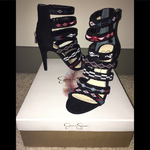 Jessica Simpson Erienne Strappy Sandal Heel - Picture 4 of 6